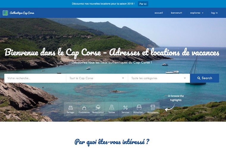 Le guide touristiques en ligne pour les vacanciers du Cap Corse