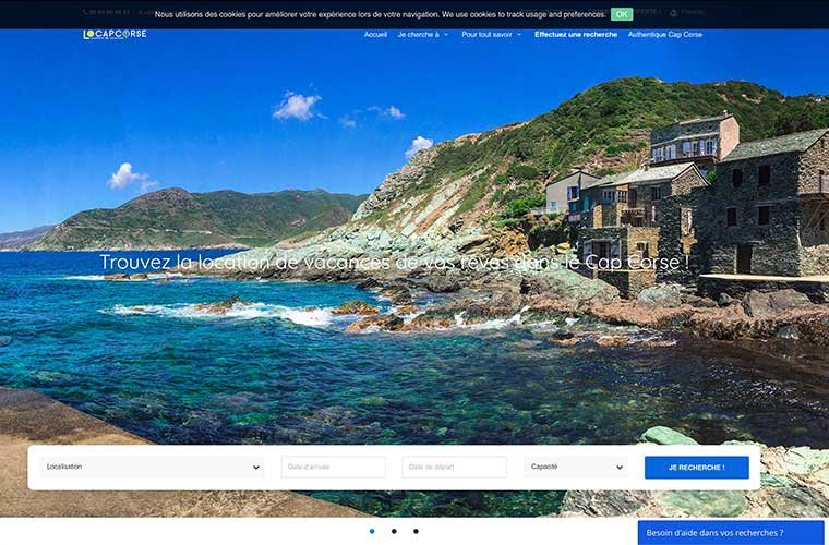 Locapcorse, site de locations de vacances dans le Cap Corse, basé à barrettali