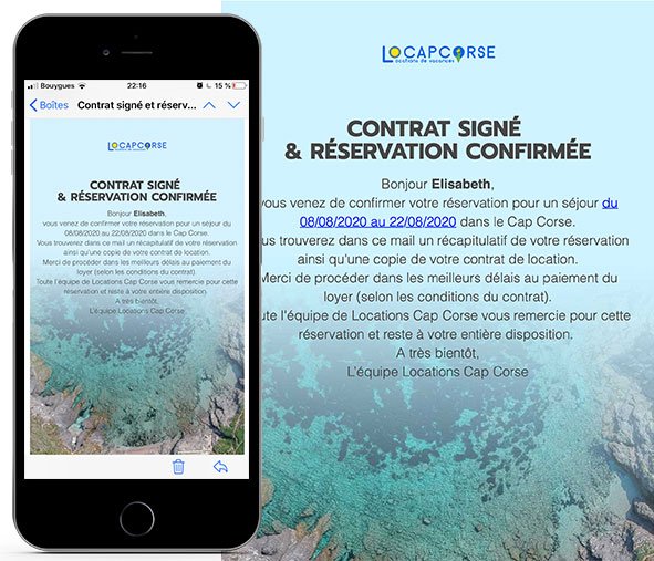 Développement web campagne d'emailing responsive