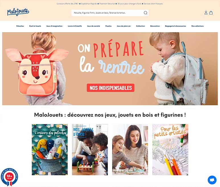 Création site e-commerce
