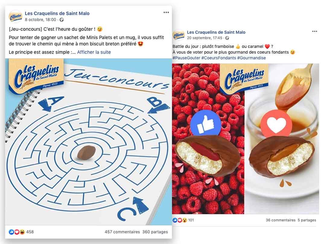 Publication jeu-concours Facebook